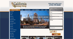 Desktop Screenshot of californiaattorneygroup.com